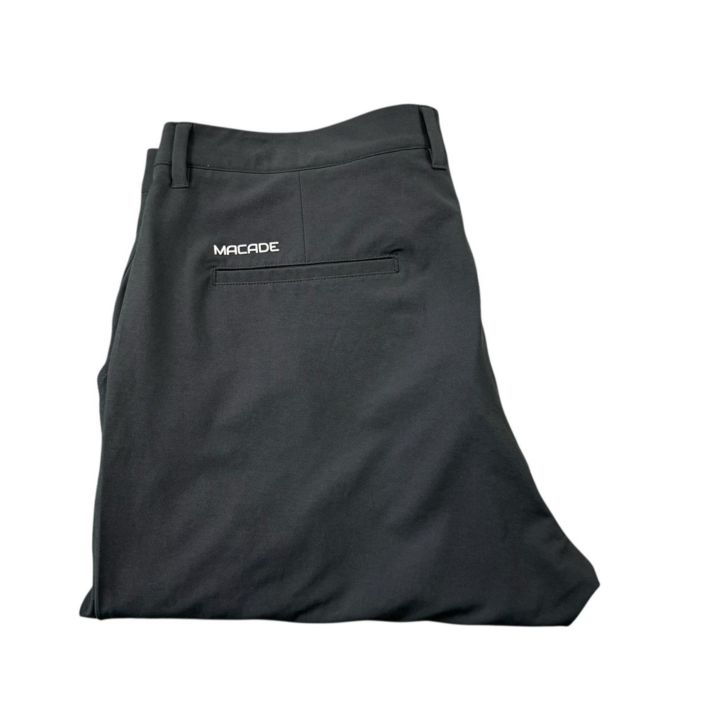 MACADE Golf Black Performance Jogger Pants Slim Fit Mens 38 Long 38x32